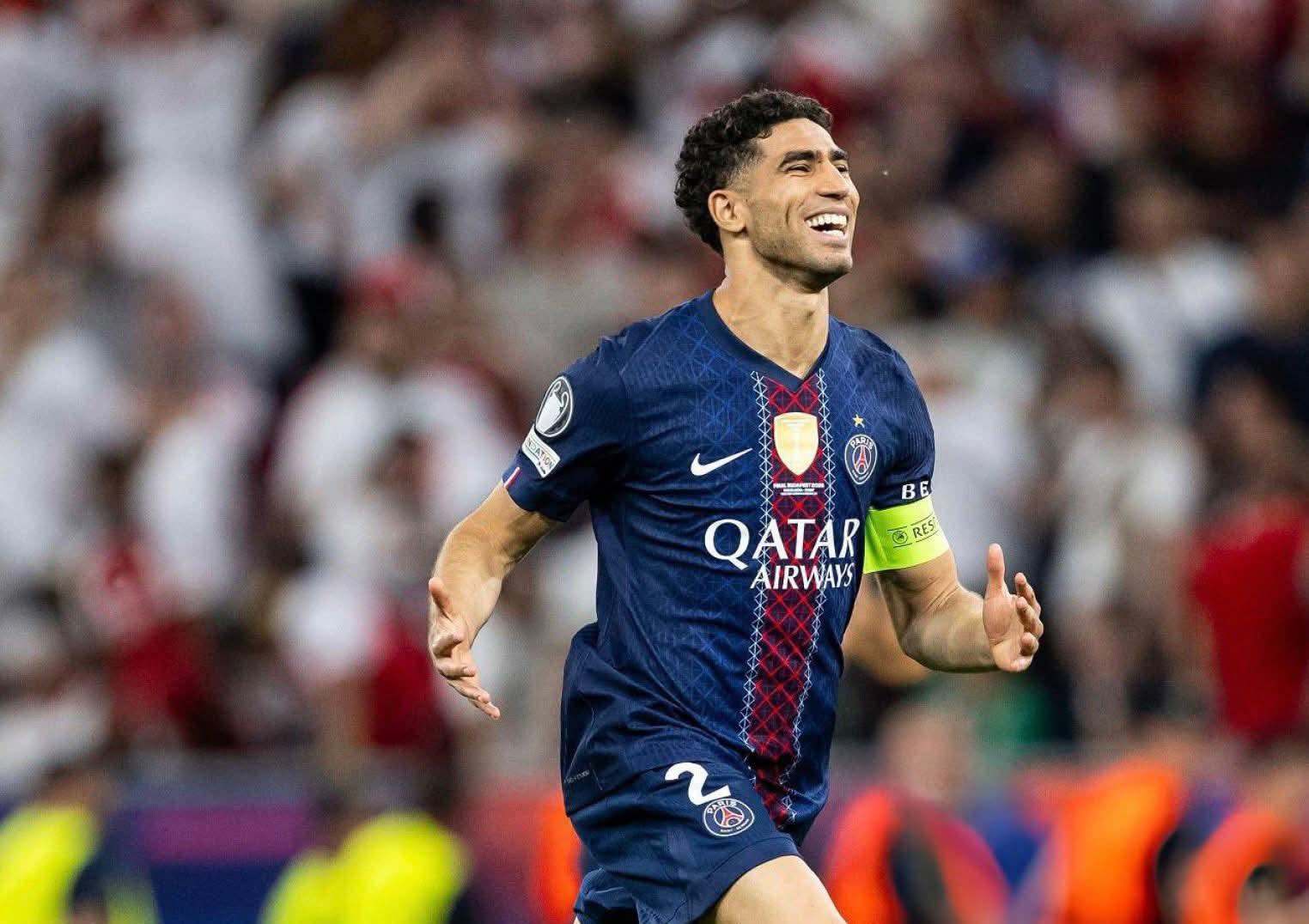 «شريك جديد على العرش».. حكيمي يعادل رقم ايتو بعد التتويج بدوري أبطال أوروبا