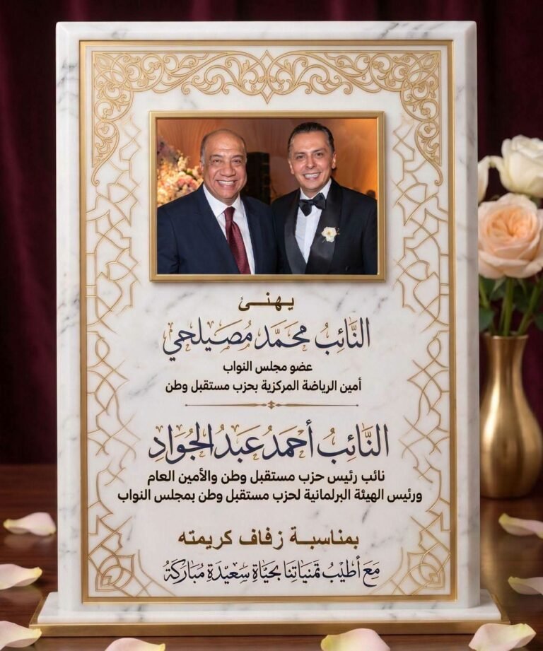محمد مصيلحي يهنئ أحمد عبد الجواد بزفاف كريمته: «دامت دياركم عامرة بالأفراح»