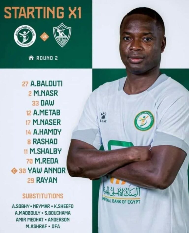 دوري ORA| تشكيل البنك الأهلي لمواجهة الزمالك