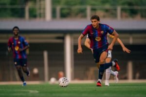 «حمزة عبدالكريم» يترأس هجوم برشلونه أمام الأهلي بكأس خوان جامبر