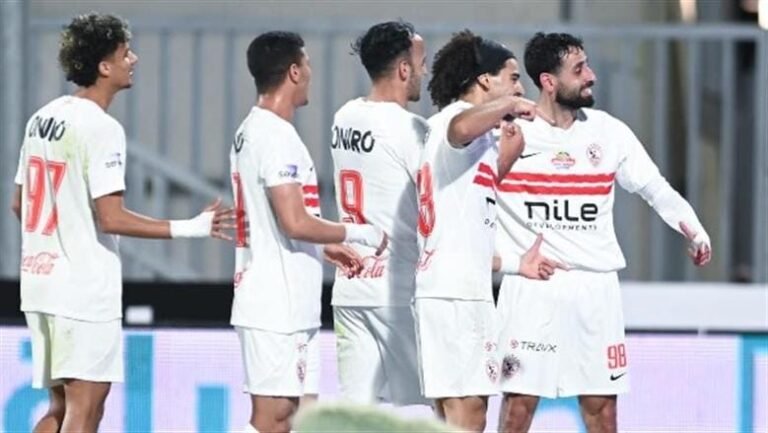 تشكيل الزمالك لمواجهة منتخب السويس بتروجت