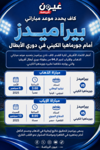 كاف يحدد موعد مباراتي بيراميدز أمام جورماهيا الكيني في دوري أبطال أفريقيا