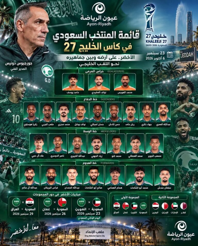 خليجي 27.. دونيس يكشف أسلحة الأخضر والسعودية تبدأ رحلة اللقب بمواجهة الكويت