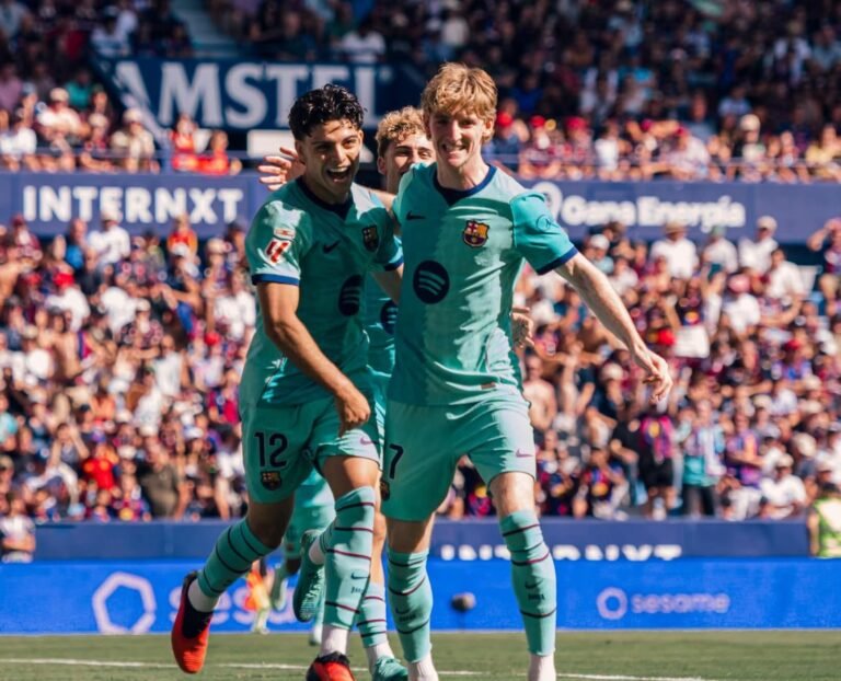 برشلونة يكتسح ليفانتي برباعية مثيرة ويواصل صدارته على الليجا