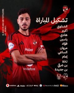 تغييرات بالجملة في تشكيل الأهلي لمواجهة أبوقير للأسمدة بالدوري المصري
