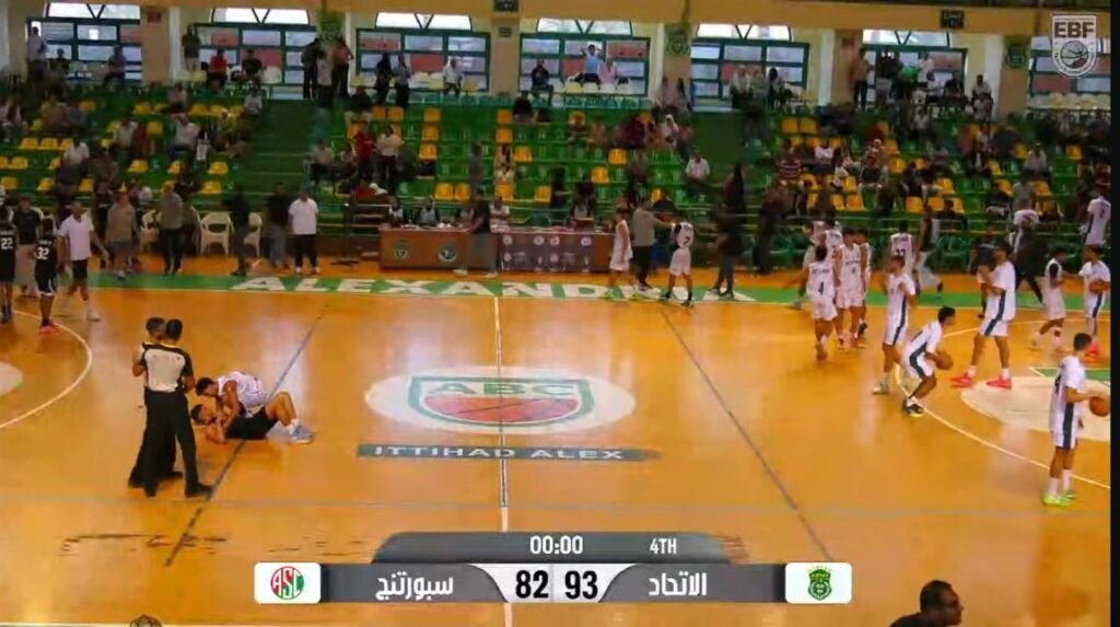دوري المرتبط لكرة السلة.. الاتحاد السكندري يكتسح سبورتنج بنتيجة 84-63