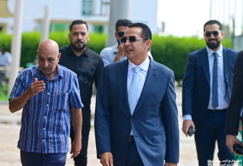 جولة تفقدية لمحمد سلامة بفرع سموحة تمهيدًا لبدء أعمال الإنشاءات والتطوير الجديدة